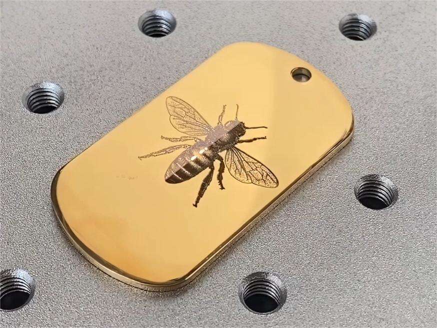 Laser engraving on metal — C&H Signs