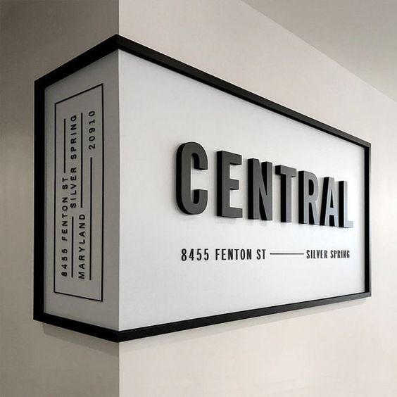Store signage — C&H Signs