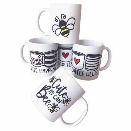 Custom sublimation printing on shirts, tumblers, mugs, and personalized products by C&H Signs